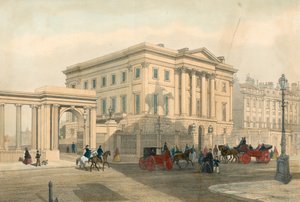 Apsley House és a Hyde Park Corner bejárata, Piccadilly, London alkotó: English School