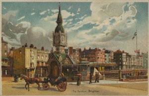 Akvárium, Brighton, Sussex (színes litho) alkotó: English School