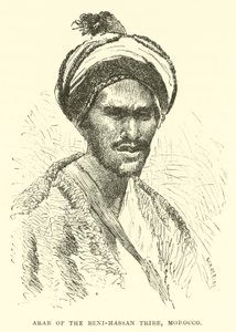 A Beni-Hassan törzs arabja, Marokkó alkotó: English School