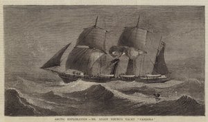 Arctic Exploration, Mr. Allen Young "Pandora" jachtja (metszet) alkotó: English School