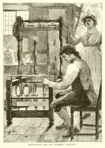 Arkwright és a fonógépe alkotó: English School