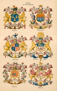 A városi társaságok karjai alkotó: English School