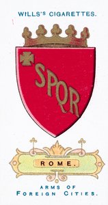 Róma fegyverei (chromolitho) alkotó: English School