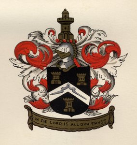 Arms of the Free Masons of the Gateshead Chapter, 1671, The History of Freemasonry, II. kötet, kiadó: Thomas C. Jack, London, 1883 alkotó: English School