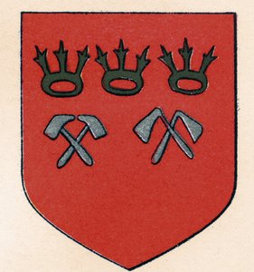 Kölni szabadkőműves fegyverei, a The History of Freemasonry II. kötetéből, Thomas C. Jack kiadója, London, 1883 alkotó: English School