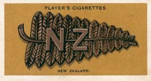 Katonai jelvények: Új-Zéland (színes litográfia) alkotó: English School