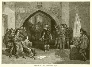 Lord Strafford letartóztatása, 1640 alkotó: English School