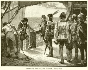 Suffolk hercegének letartóztatása alkotó: English School