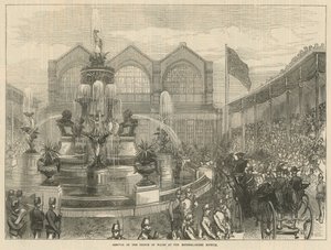 A walesi herceg érkezése a Bethnal Green Múzeumba alkotó: English School