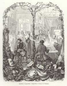 Művészek egykor és most alkotó: English School