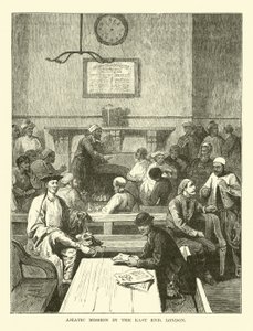 Ázsiai misszió az East Enden, Londonban alkotó: English School