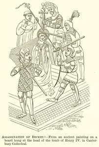 Becket meggyilkolása alkotó: English School