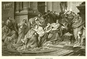 Julius Caesar meggyilkolása alkotó: English School