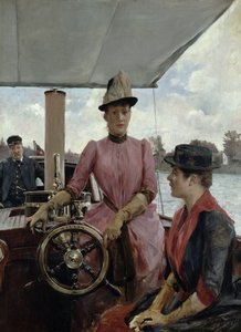 A kormányon – Hölgyek a Hassan Riverboat fedélzetén alkotó: English School