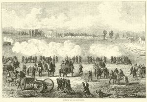 Támadás Le Bourget ellen, 1870. december alkotó: English School