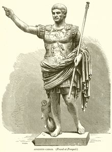 Augustus Caesar. (Pompejiben találták) alkotó: English School