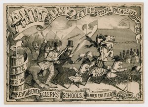 Sallys Levee néni, Crystal Palace, 1861. június 15 alkotó: English School