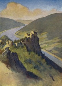 Ausztria: Aggstein kastély, a Duna felett alkotó: English School