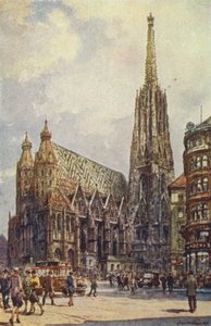 Ausztria: Szent István-székesegyház, Bécs (színes litó) alkotó: English School