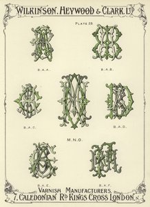 BAA, BAB, BAC, MNO, BAD, BAE, BAF alkotó: English School