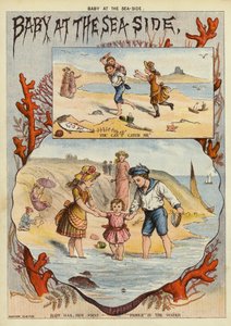 Baba a tengerparton (chromolitho) alkotó: English School