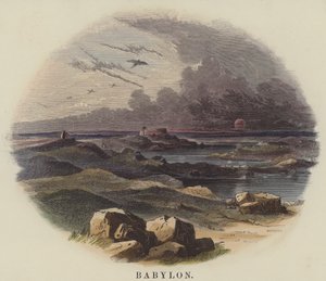 Babylon (színes metszet) alkotó: English School
