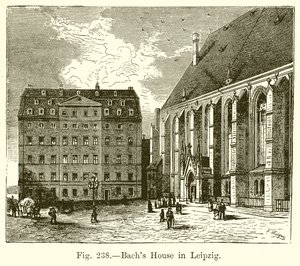 Bach háza Lipcsében