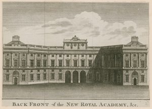 Az új Királyi Akadémia hátulja alkotó: English School