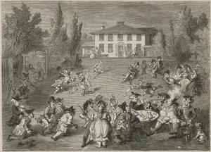 Bagnigge Wells House és Tea Gardens alkotó: English School