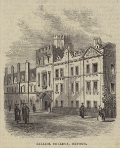 Balliol College, Oxford (metszet) alkotó: English School