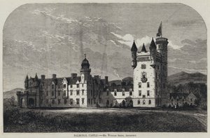 Balmoral kastély (metszet) alkotó: English School