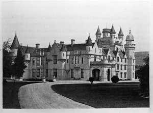 Balmoral kastély (litho) alkotó: English School