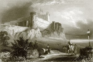 Bamburgh kastély alkotó: English School