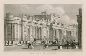 Bank of England, Sir John Soanes South Front, 1823 alkotó: English School