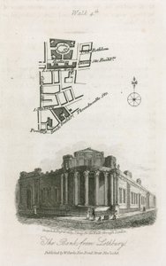 A Bank of England, Sir John Soanes fronton alkotó: English School