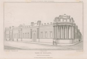 A Bank of England, Sir John Soanes fronton alkotó: English School