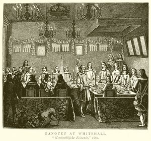 Bankett a Whitehallban alkotó: English School