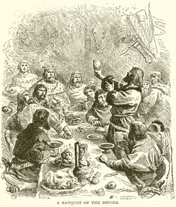 A druidák bankettje alkotó: English School