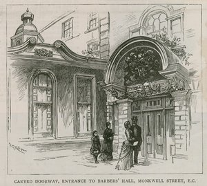 Barber Surgeons Hall, Monkwell Street, London alkotó: English School