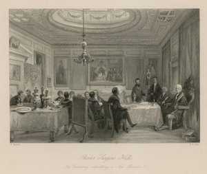 Barber Surgeons Hall, a Társaság új tagot vesz fel alkotó: English School