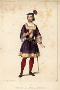 Baroilhet Iago szerepében az Othelloból alkotó: English School