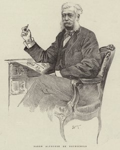 Alphonse de Rothschild báró (metszet) alkotó: English School