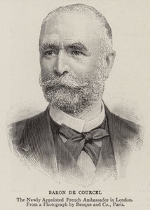 Baron de Courcel (metszet) alkotó: English School