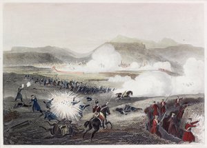 Battle Of Kars (színes metszet) alkotó: English School
