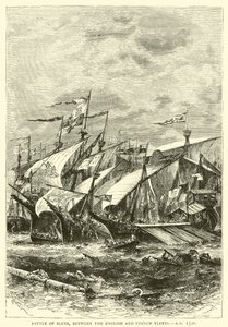 Sluys-i csata, az angol és a francia flotta között, i.sz. 1340 alkotó: English School