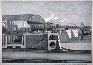 Bazalgette, Temze töltése, 1867 alkotó: English School