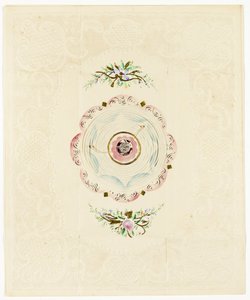 Be Thine, 1830 körül (színes, valentin, csipkeszegéllyel) alkotó: English School