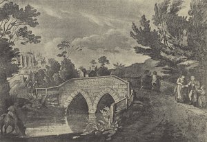 Beggars Bridge, 1796 (mélynyomás) alkotó: English School