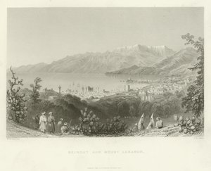 Bejrút és a Libanon-hegy, 1837 alkotó: English School