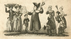 Harangozó (metszet) alkotó: English School